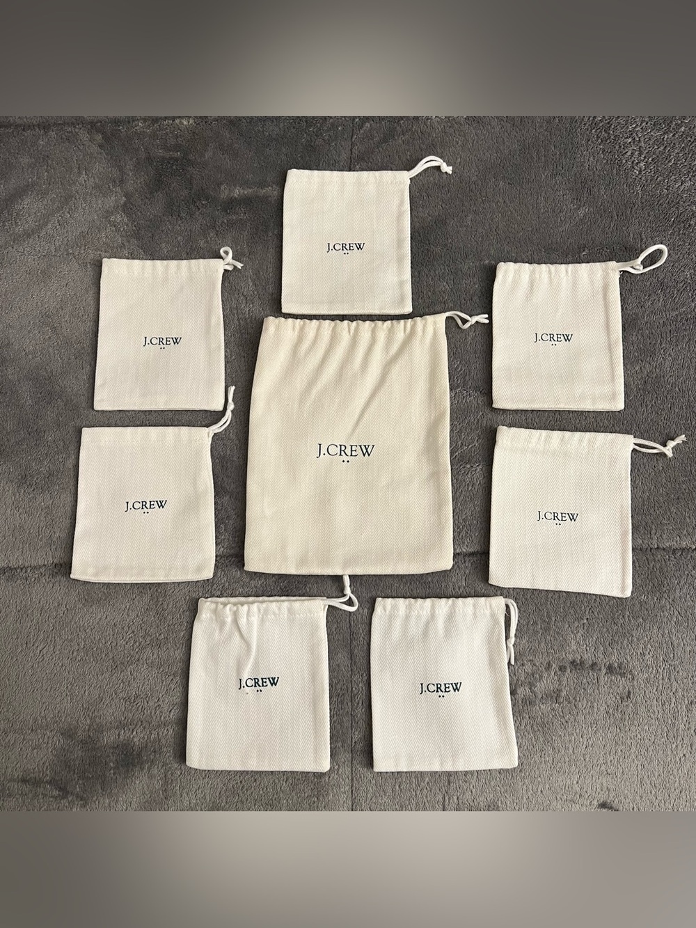 Bundle of 8 J.Crew Dustbags